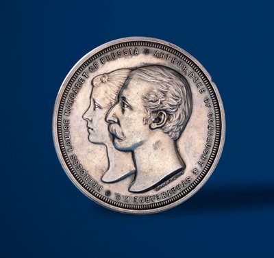 Medal commemorating the marriage of the Duke of Connaught and Princess Louise of Prussia by Alfred and Wyon, Joseph Shephard Wyon